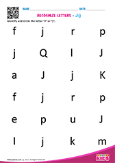 Recognize letter J